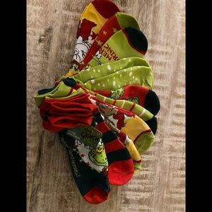 Grinch assorted ankle socks 10 pk